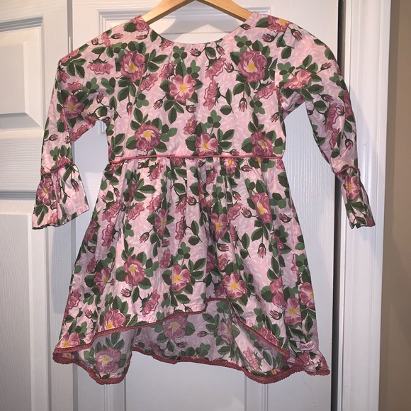 Girls Homegrown Harvest Plaid High Low Ruffle Tunic by RuffleButts